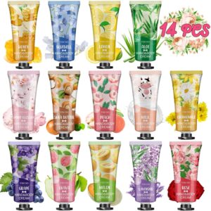 14 Pack Hand Cream Gifts Set For Women,Mothers Day Gifts for Mom,Teacher Appreciation Gift,Nurse Week Gift,Bulk Hand Lotion Travel Size for Dry Cracked Hands,Mini Hand Lotion Hand Care Cream