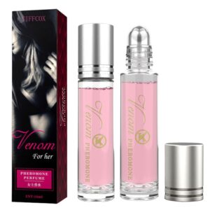 2PCS Phero Perfume, Lunex Phero Perfume, Phero Perfume for Women, Ferromont Perfume for Women, Roll On Perfume Phero Oil, Portable Perfume Long Lasting Female