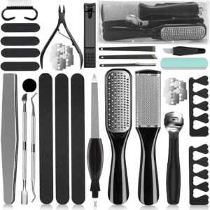 36 in 1 Pedicure Kit, Professional Pedicure Tools Foot Rasp Foot Dead Skin Remover for Home & Salon Care