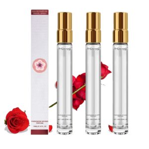 3PCS Alloura Pheromone Perfume For Women, Alloura Fragrance Pheromone Perfume Attract Men, Long Lasting Fragrance, Increase Self Confidence for Women