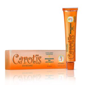 Brightening Gel | 30g / 1 fl oz | Fade Dark Spots on: Face Armpit, Body Knees, Feet, Hands, & Even Out Skin Tone | with Carrot Oil and Alpha Arbutin, For