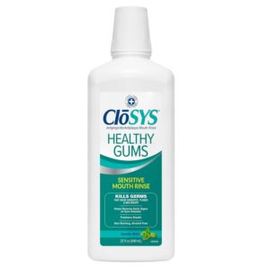 CloSYS Healthy Gums Oral Rinse Mouthwash – 32 Fl Oz