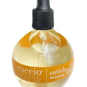 Cuccio Naturale Revitalizing- Hydrating Oil For Repaired Cuticles Overnight – Remedy For Damaged Skin And Thin Nails – Paraben /Cruelty-Free Formula – Milk And Honey – 2.5 Oz