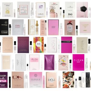 Designer Perfume Sampler Set Lot x 12 Sample Vials – High End Fragrance Samples for Women, 12 Piece Set