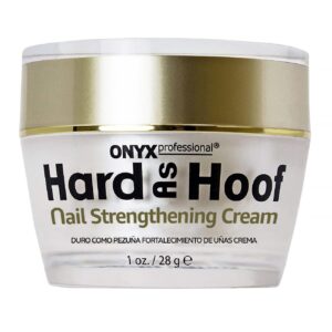 Hard As Hoof Nail Strengthening Cream with Coconut Scent, Nail Growth & Conditioning Cuticle Cream Stops Splits, Chips, Cracks & Strengthens Nails, 1 oz