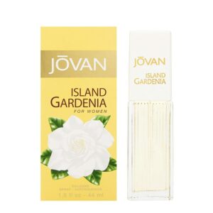 Jovan Island Gardenia Eau de Cologne Spray, Refreshing Women’s Perfume, Natural Scent, Vegan Formula, 1.5oz