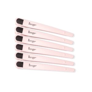 L’ANGE HAIR Rubber Sectioning Hair Clips | Narrow-Tipped Design | For Parting & Sectioning Hair | Easy Grip Handles | Professional Styling Results | 6-Pack (Blush)