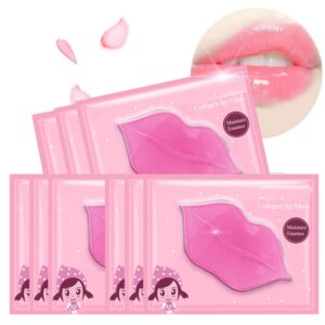 Lip Mask, 30PCS Collagen Crystal Pink Lip Care Gel Pads Treatment, Moisturizing Anti-Wrinkle Anti-Aging Firm Hydrate Lips, Remove Dead Skin Moisture Essence Make Your Dry Lip Attractive Sexy