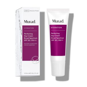 Murad Perfecting Day Cream Broad Spectrum SPF 30 – Hydration SPF Facial Moisturizer Cream with SPF, 1.7 Fl Oz