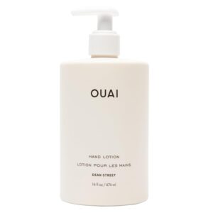 OUAI Hand Lotion – Daily, Lightweight, Hydrating Lotion for Dry Skin – Made with Avocado, Rosehip and Jojoba Oil to Lock in Moisture – Never Greasy (16 Fl Oz)