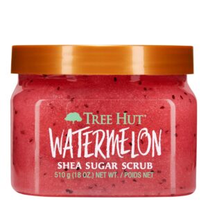 Tree Hut Watermelon Shea Sugar Exfoliating & Hydrating Body Scrub, 18oz