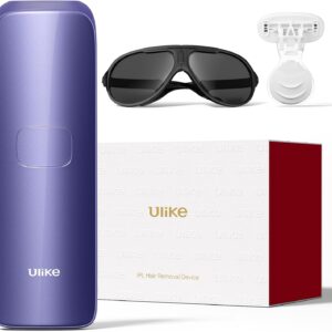 Ulike Laser Hair Removal for Women and Men, Air 3 Ice-cooling IPL Device Hair Removal for Nearly Painless & Long-Lasting Results, 3 Modes & Auto Flashing for Fast Full Body Hair Removal from Home